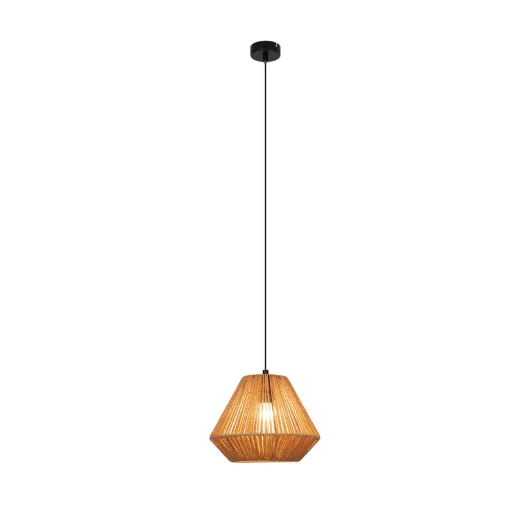 Nettlife Gale - Pendelleuchte aus Metall, Schwarz, L 145 cm, E27, max. 40 W style modern Schwarz Metall