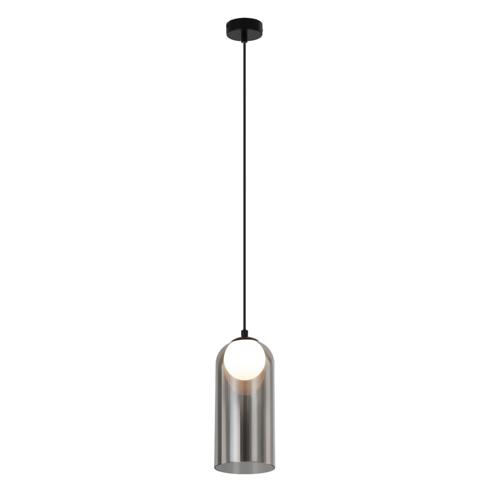 Nettlife Oliver - Pendelleuchte aus Metall, Schwarz, L 8 cm, G9, max. 40 W style modern Schwarz Metall