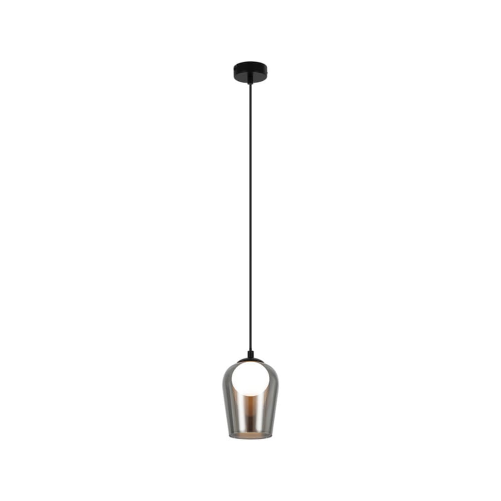 Nettlife Karlsruhe - Pendelleuchte aus Metall, Schwarz, L 143 cm, G9, max. 40 W style modern Schwarz Metall