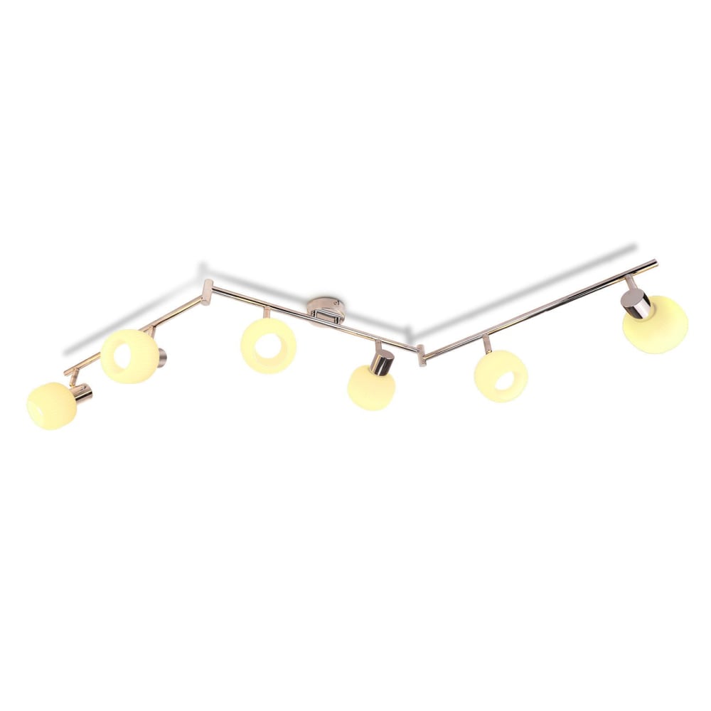 Nettlife Innovation - Deckenstrahler aus Metall, Weiß, L 150 cm, E14, max. 25 W style modern Weiß Metall