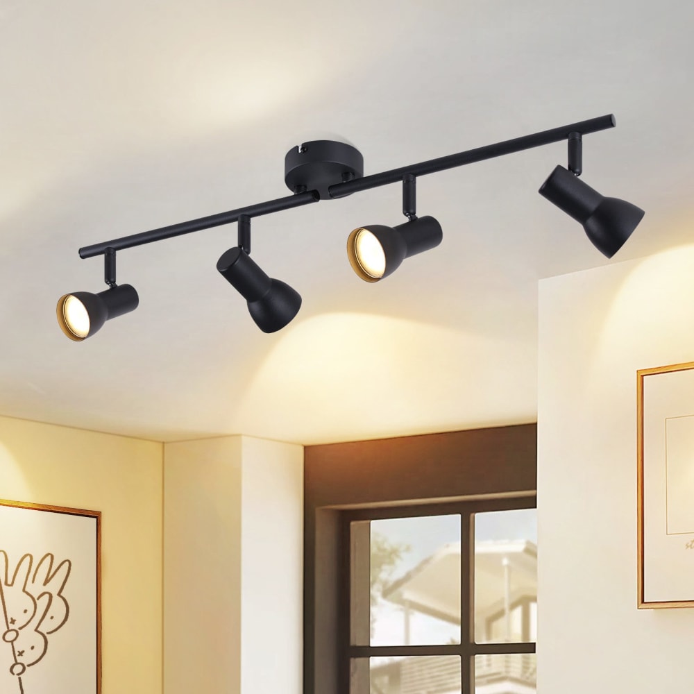 Boyd - spot de plafond en métal, noir, l 61 cm, gu10 — vue 3