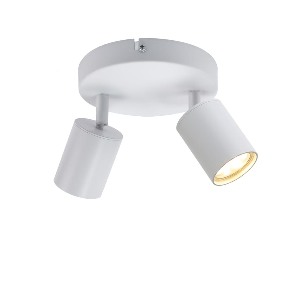 Blick - spot de plafond en métal, blanc, l 15 cm, gu10