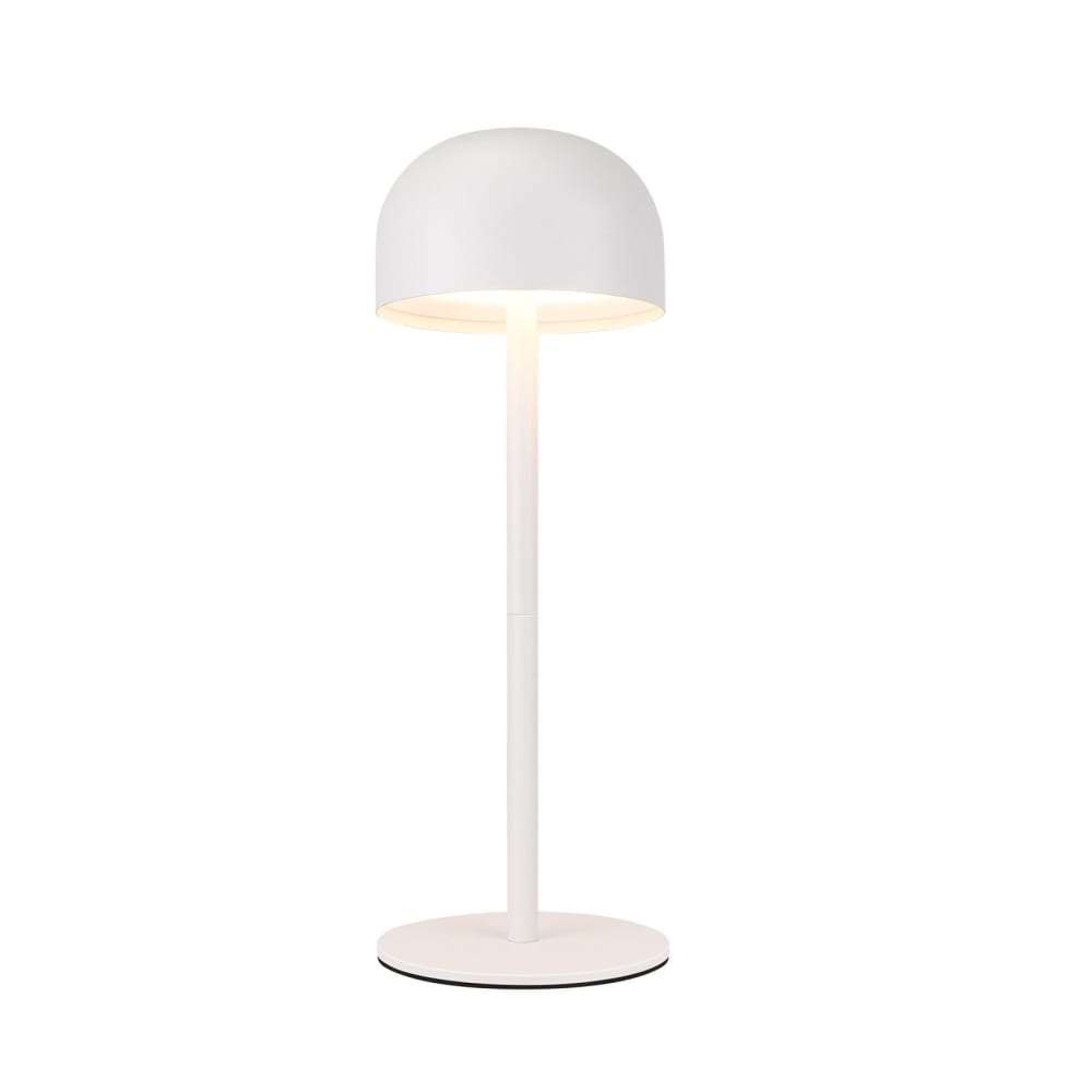 Nettlife Lethbridge - LED-Tischleuchte aus Metall, Weiß, 9 cm, max. 2 W style modern Weiß Metall