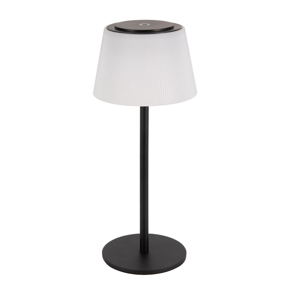 Nettlife Martina - LED-Tischleuchte aus Kunststoff, Weiß, L 13 cm, max. 4 W style modern Weiß Pvc - Polyvinlychlorid