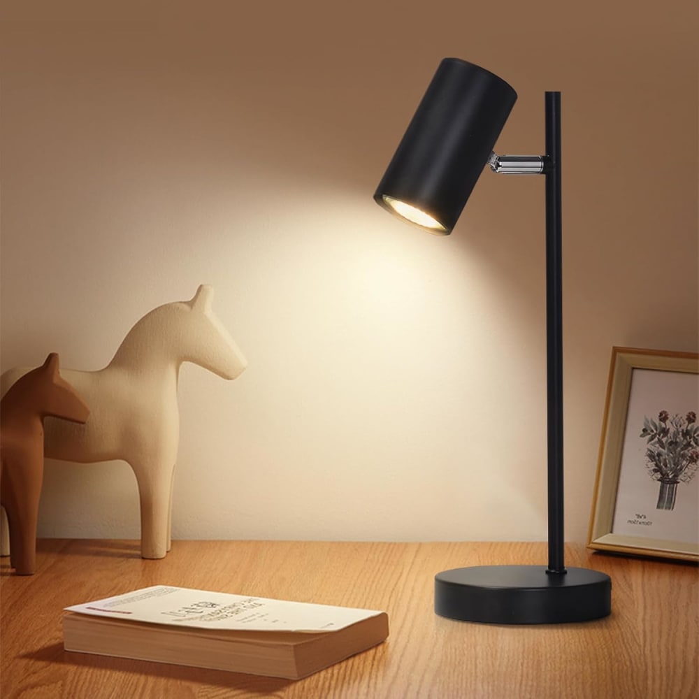 Diederich - lampe de table en métal, noir, l 13 cm, gu10 — vue 3