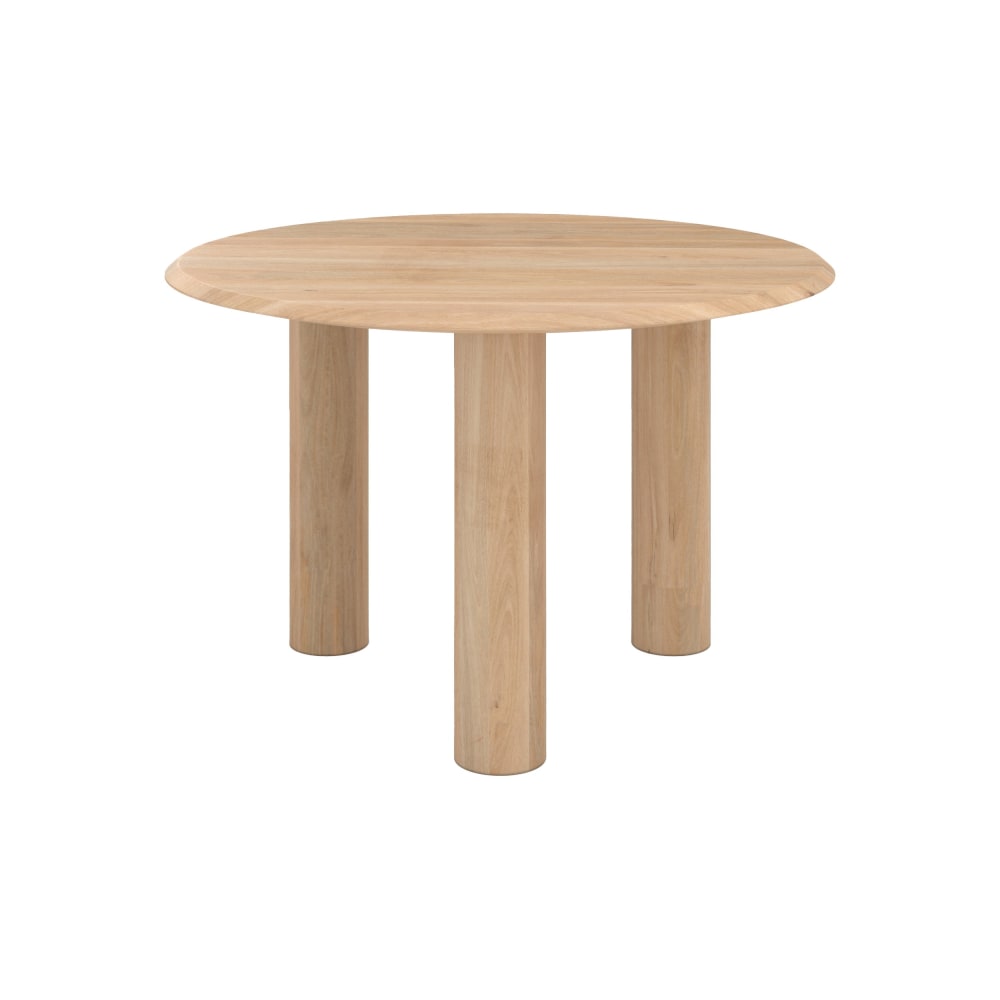 Maison Pavane Runde aus Mangoholz für 4 Personen style vintage Braun