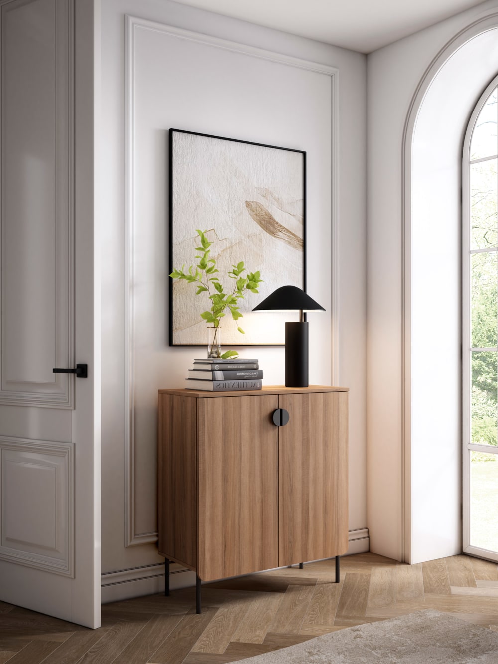 Schuhschrank Nussbaum 90×80×34 cm - Maisons Du Monde