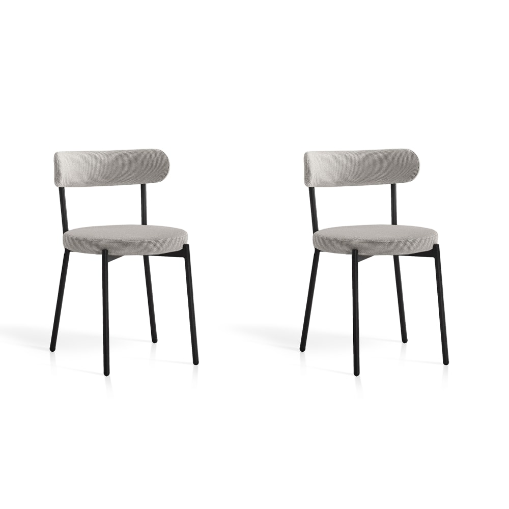 Lot de 2 chaises en fer