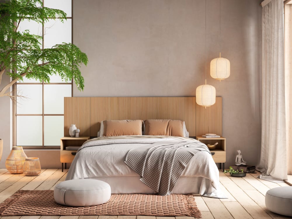 Kopfteil für Bett 140 cm geriffeltes Lattenoptik Eiche 67x225x3