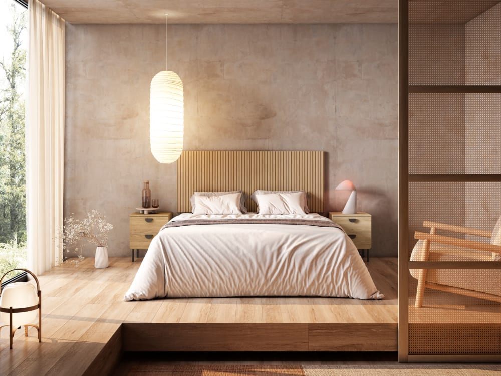 Tête de lit pour lit 140 cm impression chêne 67x145x3 cm