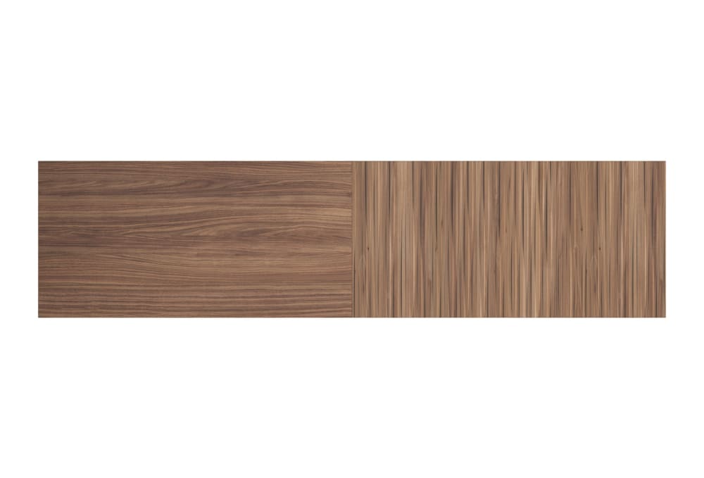 Tête de lit pour lit 140 cm noyer impression noyer 67x225x3 cm