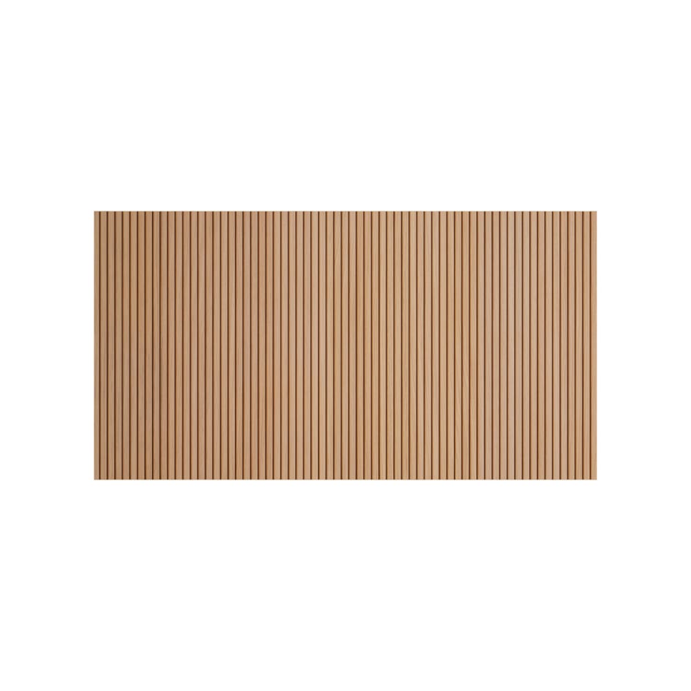 Herdasa Kopfteil für Bett 90 cm Graphit Lattenoptik Eiche 67x100x3 cm style modern Braun Spanplatte