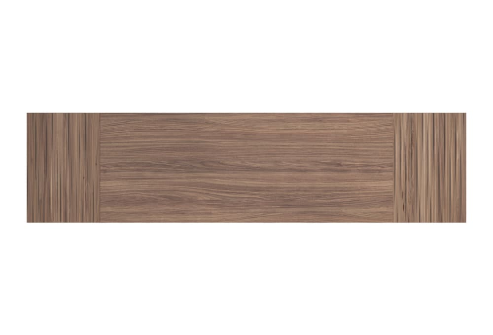 Tête de lit pour lit 140 cm noyer impression noyer 67x225x3 cm