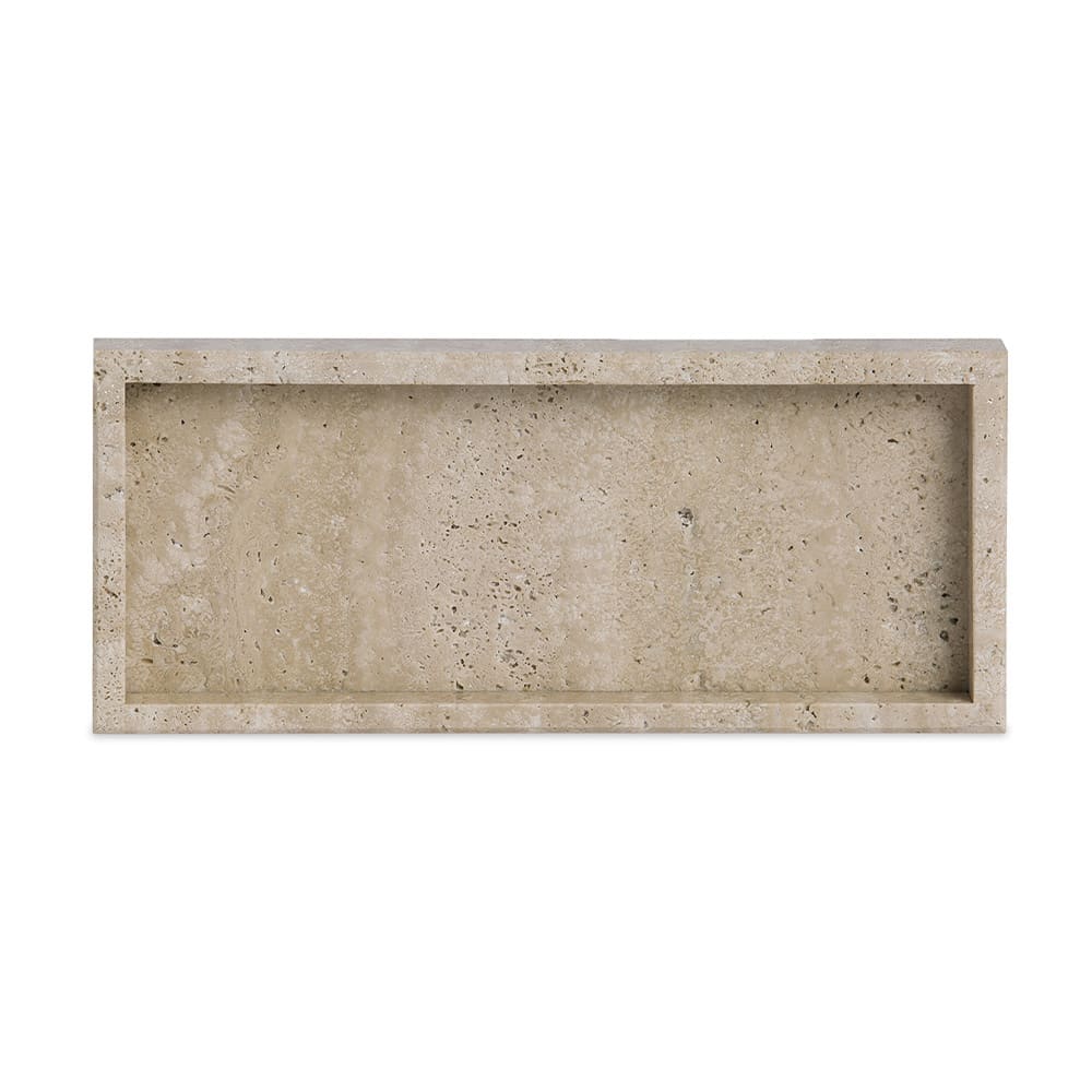 plateau travertin rectangulaire