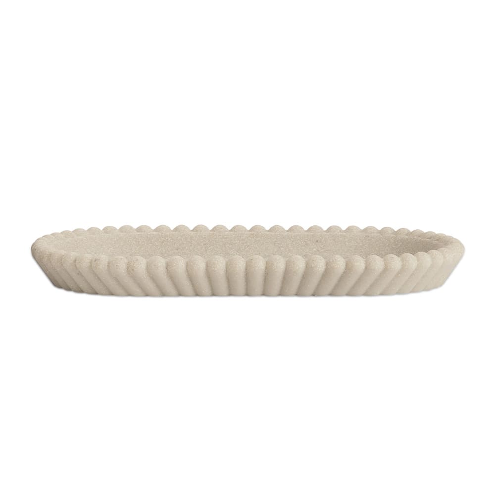 Plateau résine beige