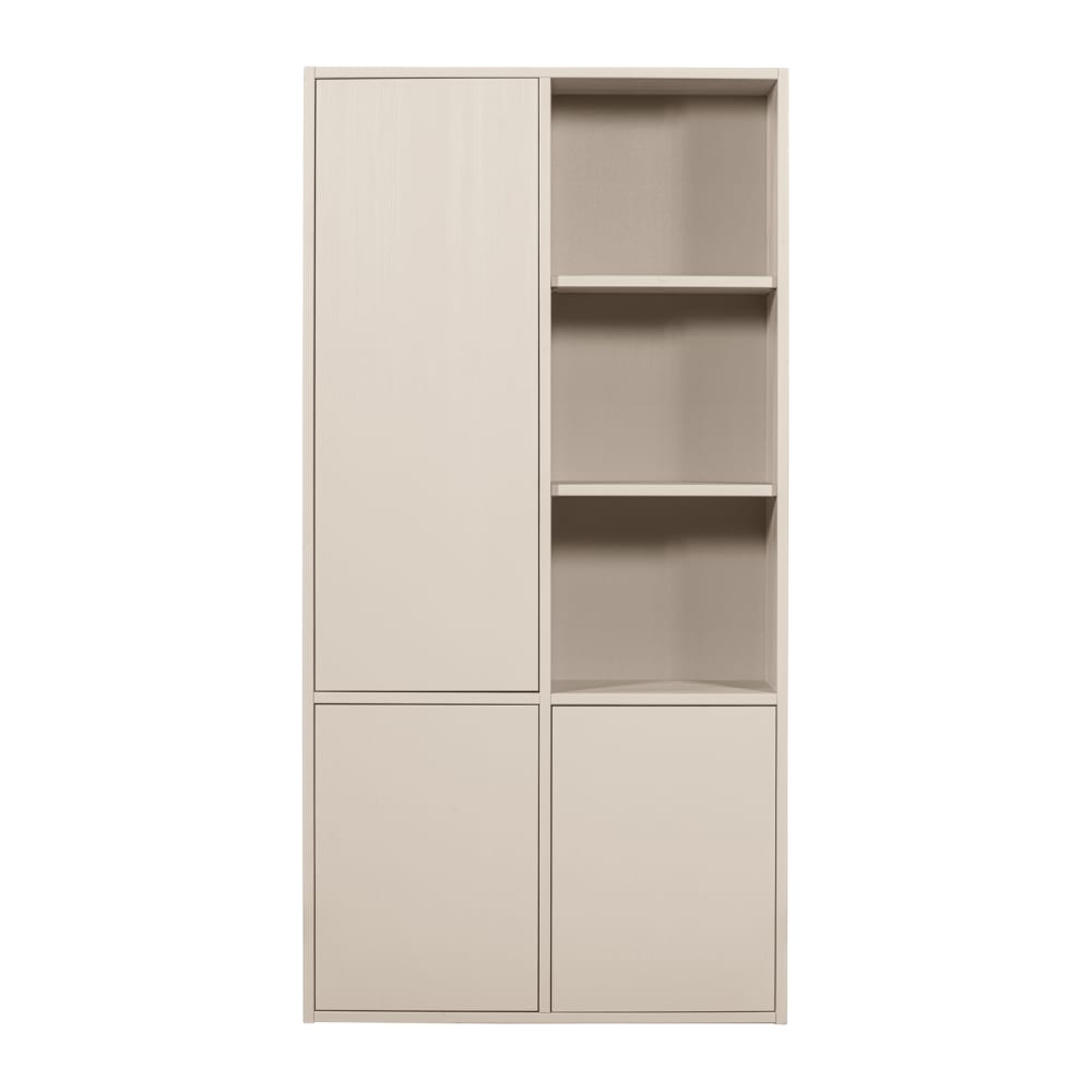 Armoire de rangement en pin beige