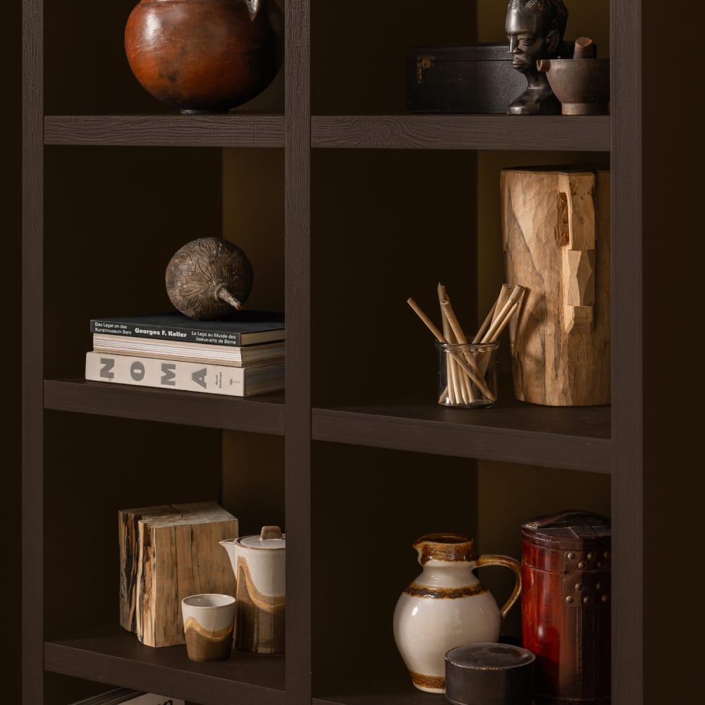 Offenes Bücherregal aus MDF, Braun - Maisons Du Monde