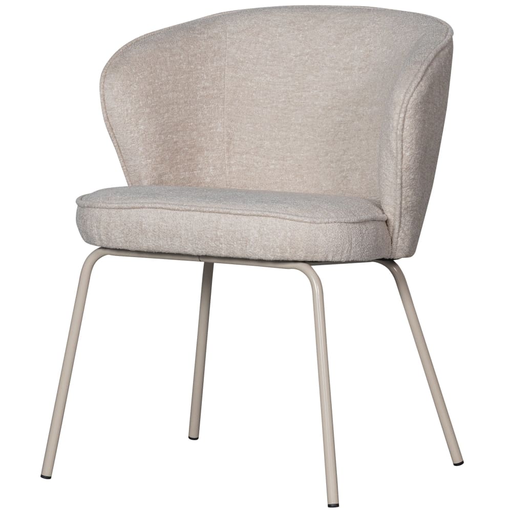 2er Set Esszimmerstühle aus Webstoff, Grau - Maisons Du Monde