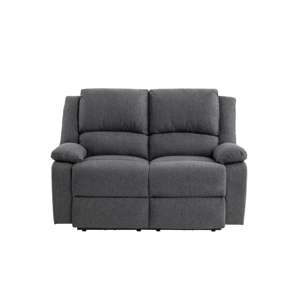 Canapé Relaxation électrique 2 places en Tissu Gris foncé