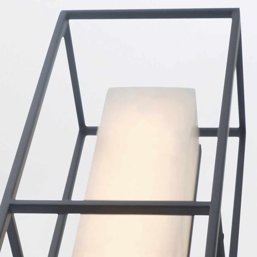 Applique Murale Acier, Albâtre Noir Mat - Maisons du Monde