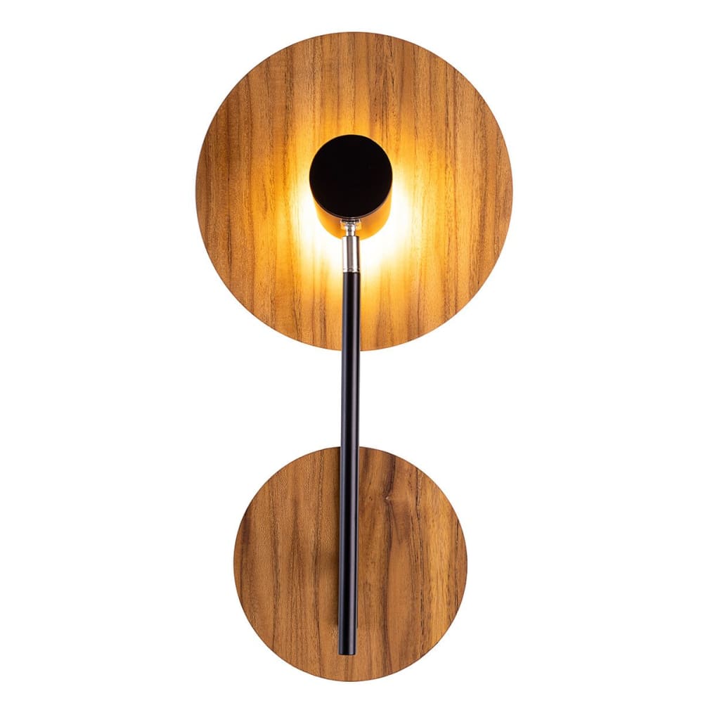 Applique Murale Placage de bois naturel, Acier