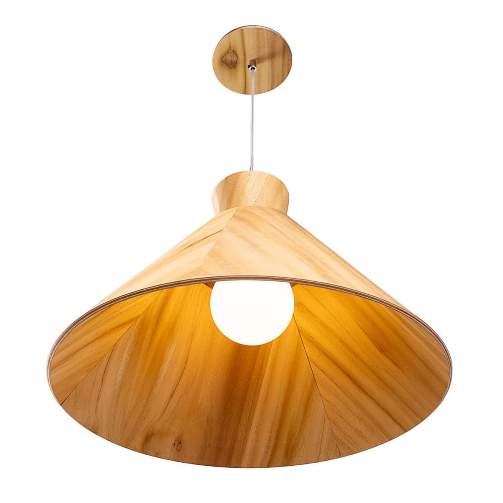 Supension Lumineuse Placage de bois naturel — vue 4