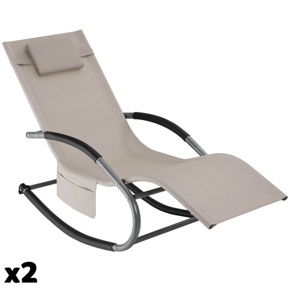 Lot 2 chaises longues