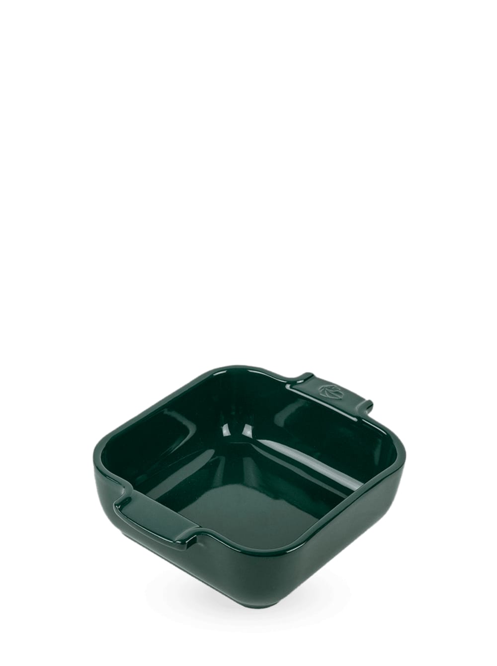 Appolia Plat four céramique individuel carré vert forêt 18 cm