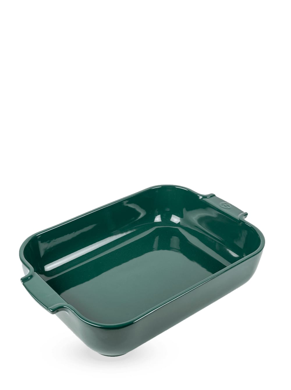 Appolia plat four céramique rectangle vert forêt 36 cm - 14.25in