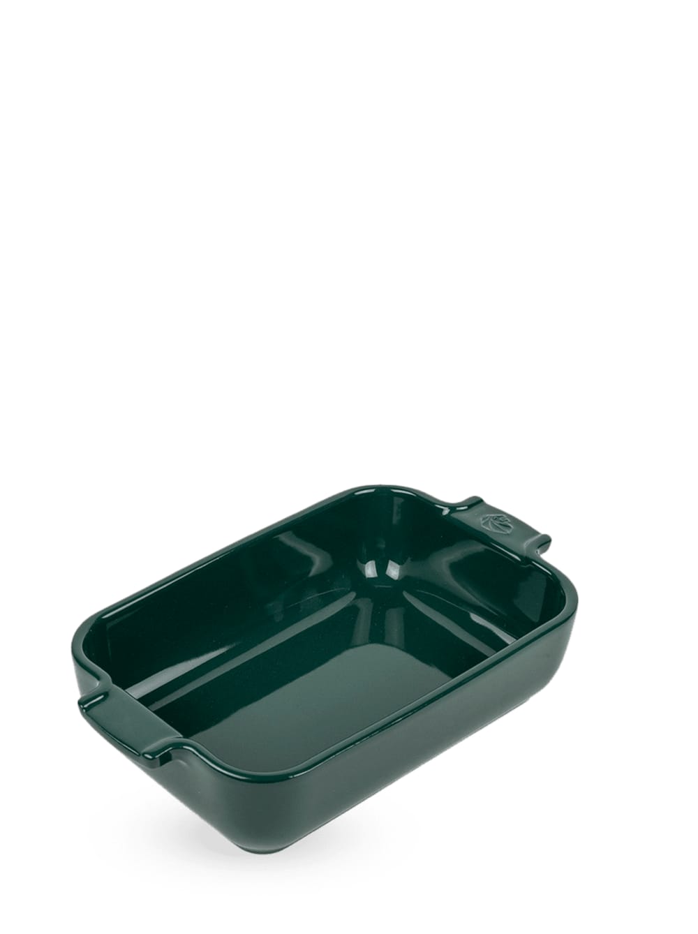 Appolia plat four céramique individuel rectangle vert forêt 22 cm