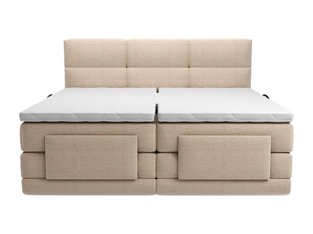 Lit boxspring polyester beige Lit boxspring polyester beige