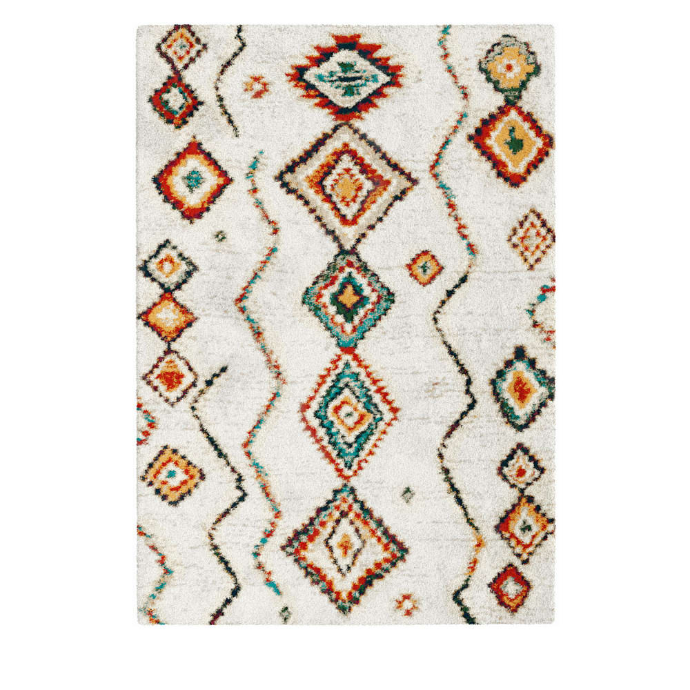 Tapis d'inspiration berbère - 200x290cm multicolore polypropylène — vue 4
