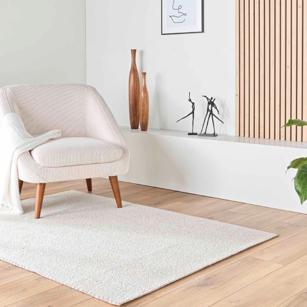 Tapis lisaia bouclette - naturel