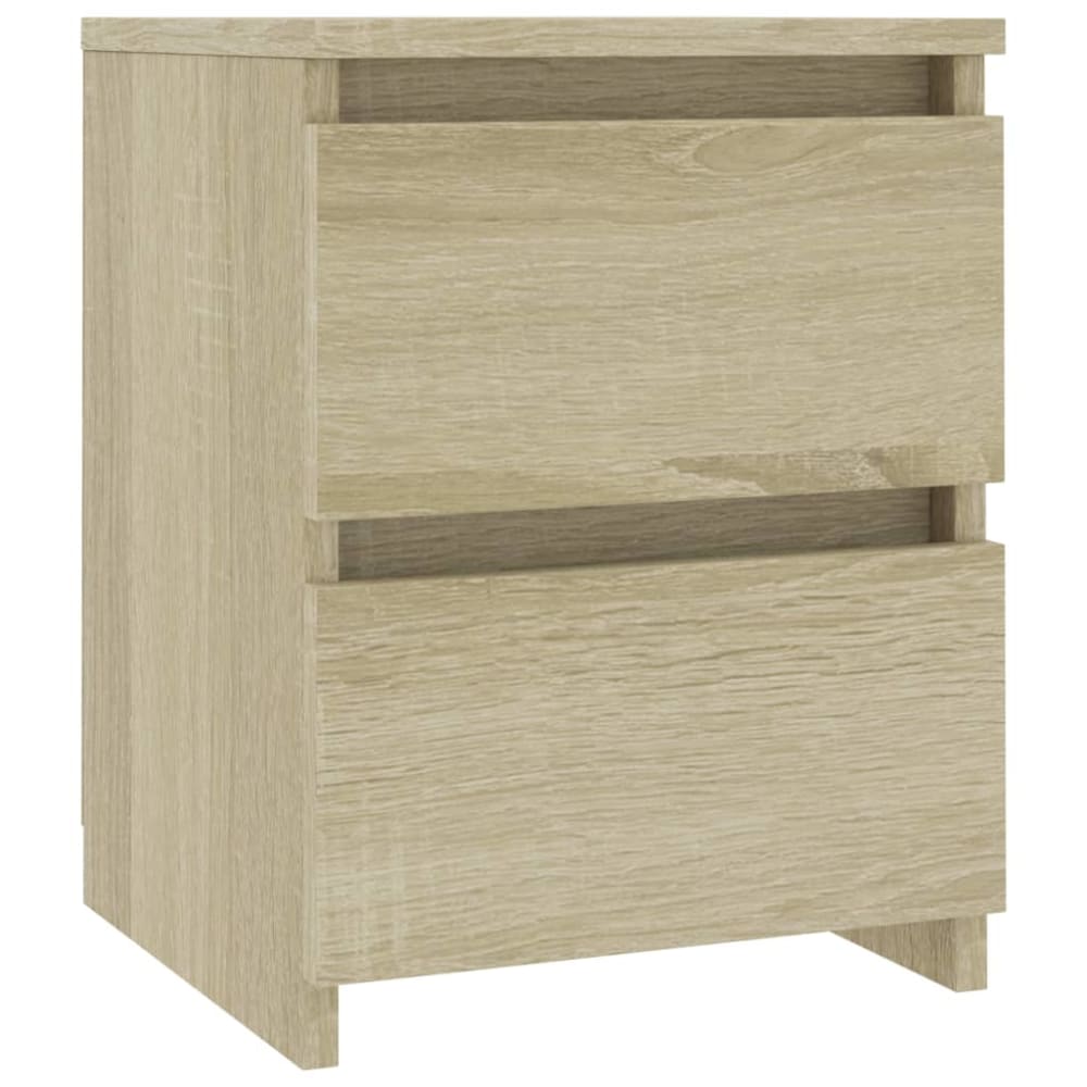 Table de chevet bois beige 30x30x40 cm