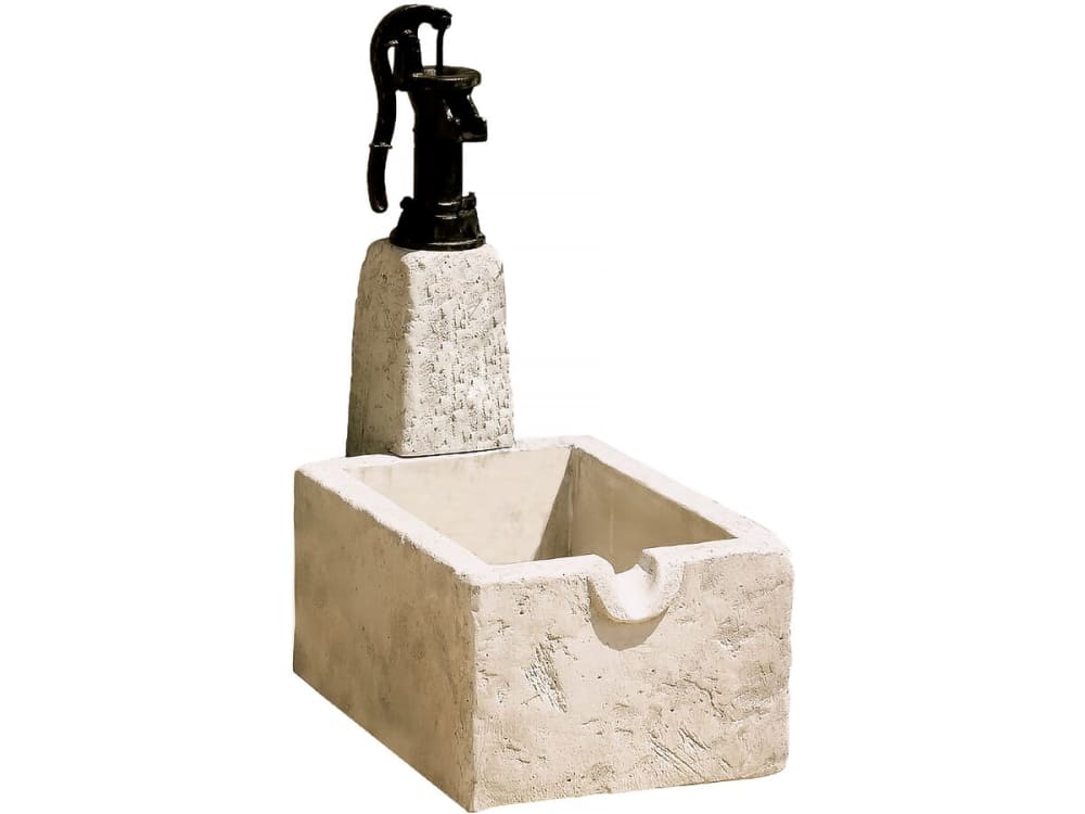 Fontaine jardin pierre reconstituée 43 x 73 x 95 cm