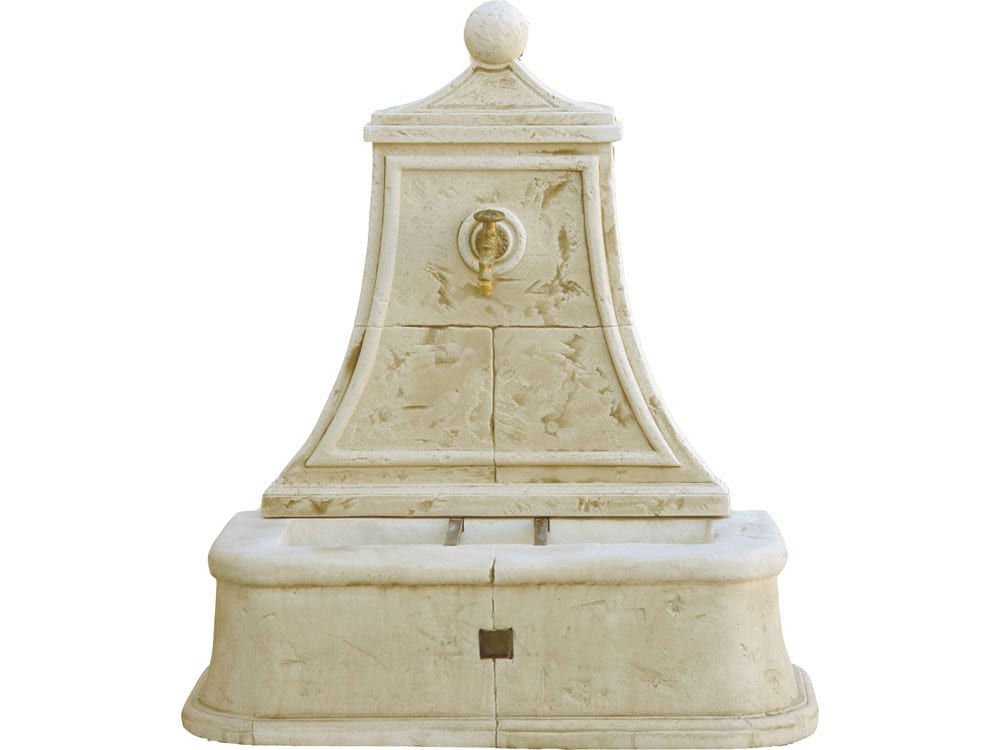 Fontaine de jardin en pierre reconstituée  100 x 53 x 115 cm