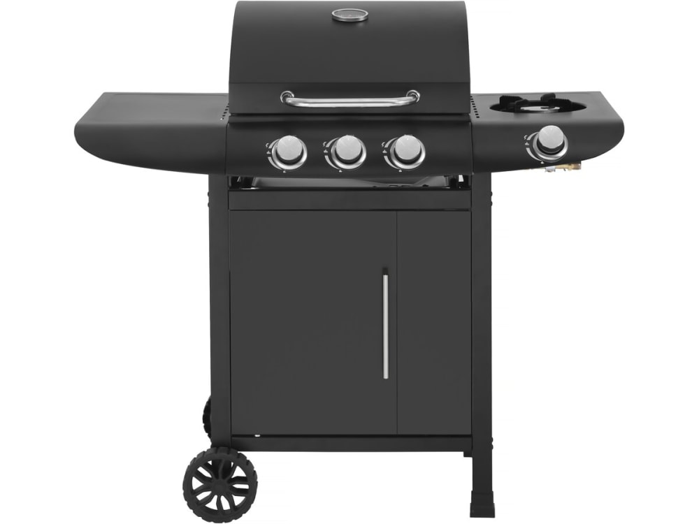 Barbecue gaz métal noir 5 brûleurs 11.5kW