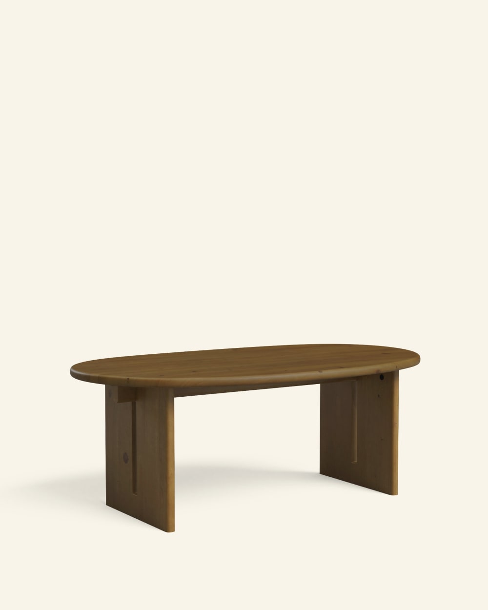 Couchtisch aus Tannenholz Braun 102 cm - Maisons Du Monde