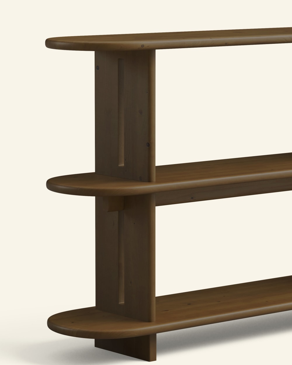 Bücherregal aus Tannenholz Braun 120 cm - Maisons Du Monde