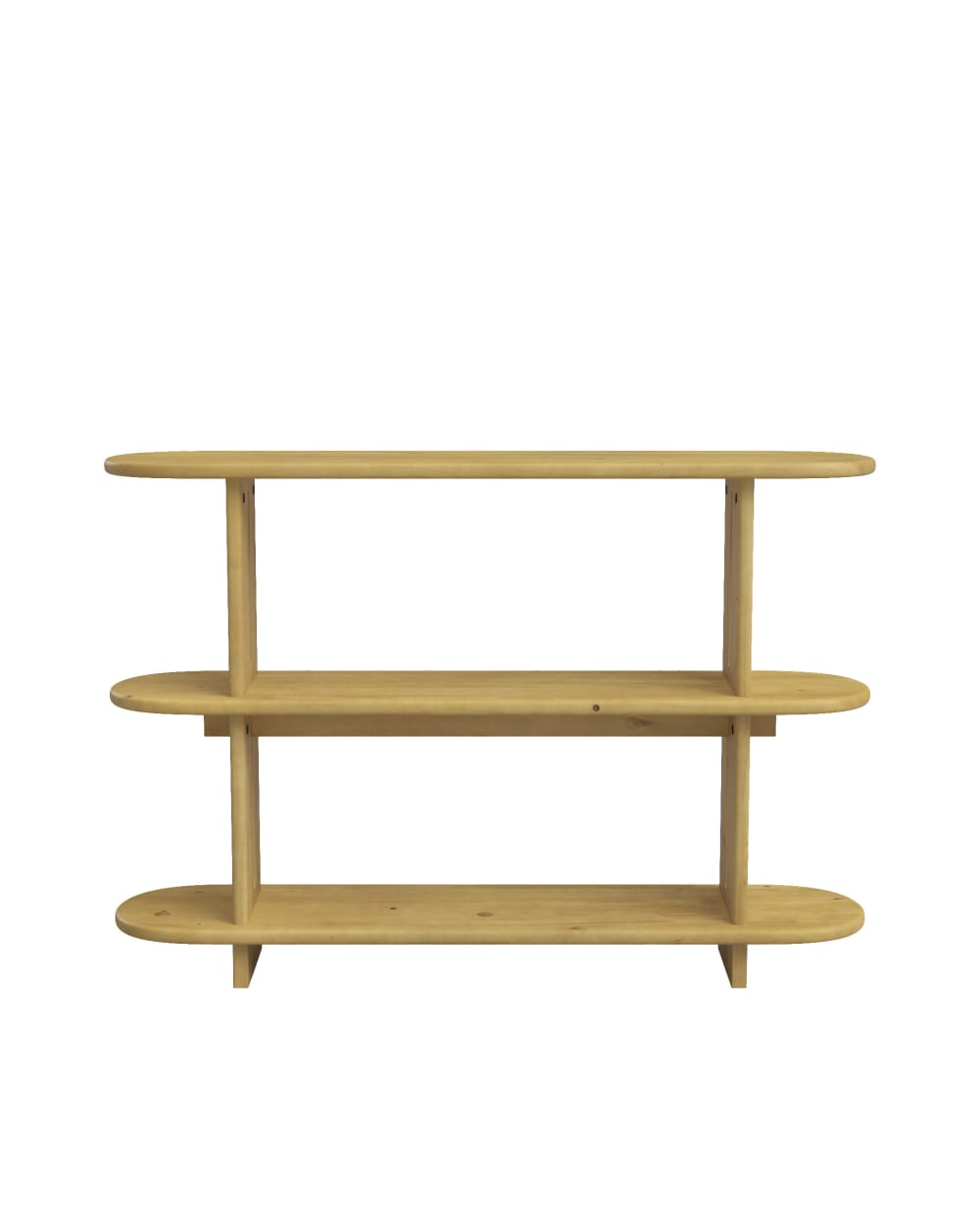 Bibliothèque en sapin naturel 120 cm