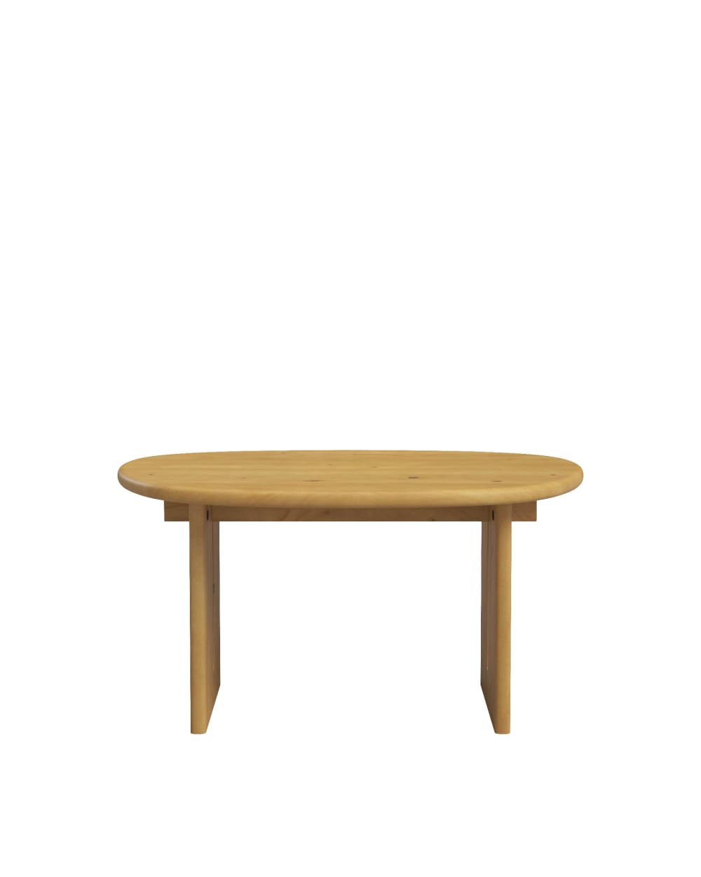 Hannun Couchtisch aus Tannenholz Hellbraun 70 cm style modern - -