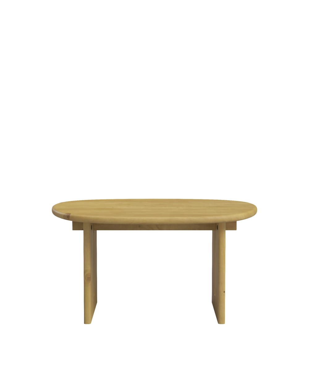 Hannun Couchtisch aus Tannenholz Natur 70 cm style modern Braun
