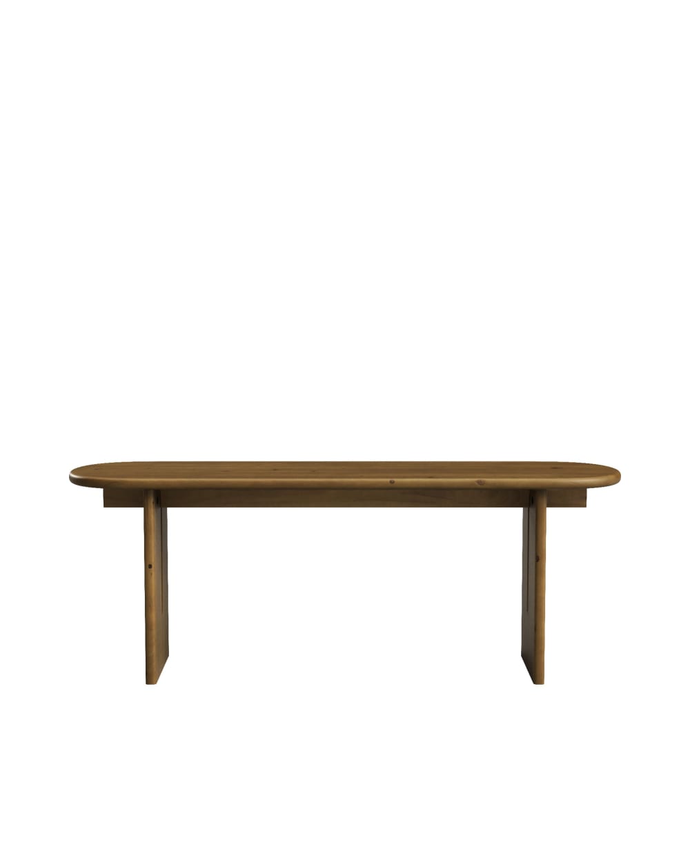 Banc en sapin marron 120 cm