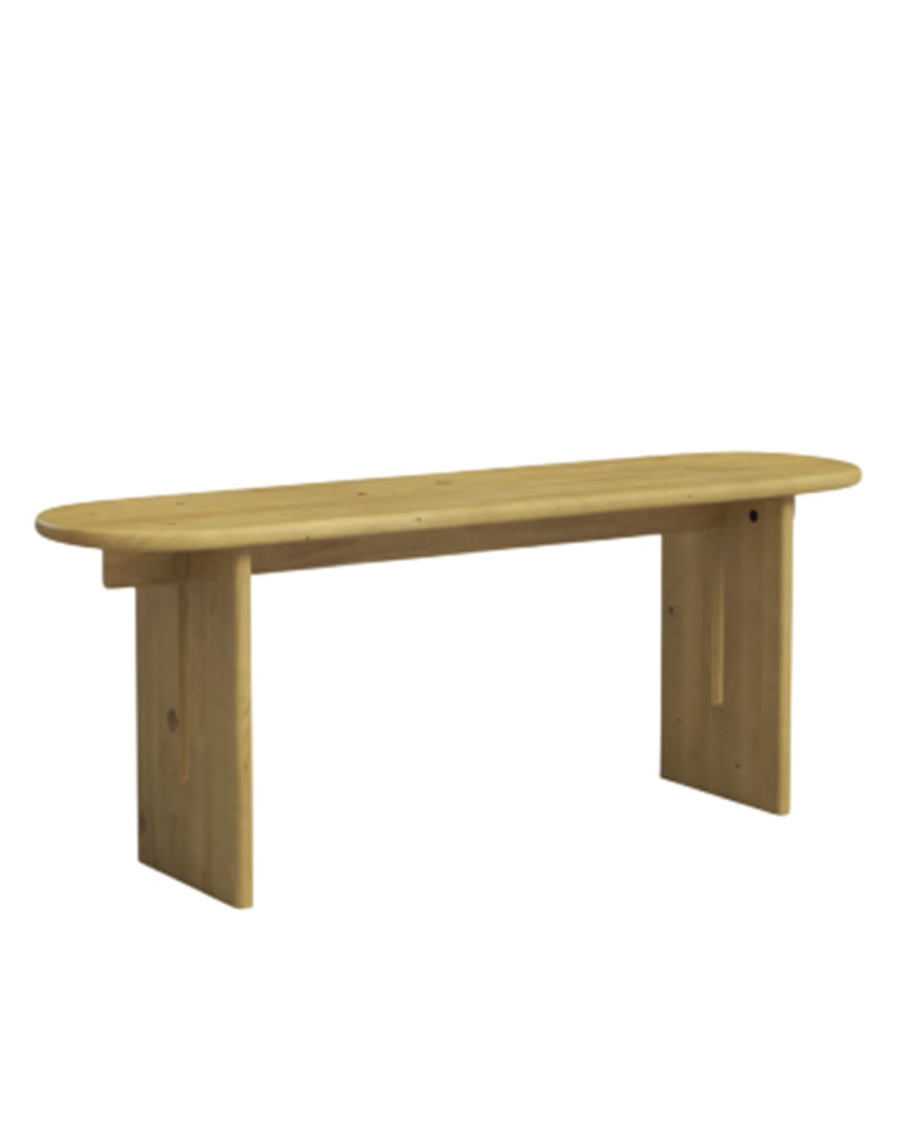 Banc en sapin naturel 120 cm