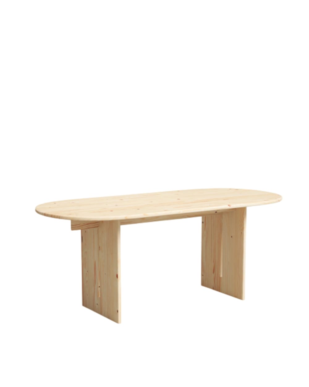 Hannun Esstisch aus Tannenholz Beige 220 cm style modern Braun