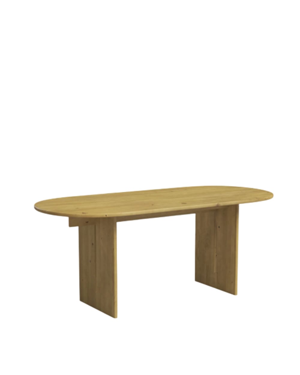 Hannun Esstisch aus Tannenholz Natur 200 cm style modern Braun