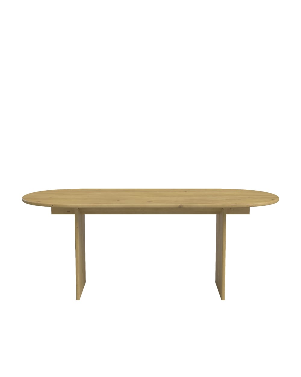 Table à manger en sapin naturel 160 cm