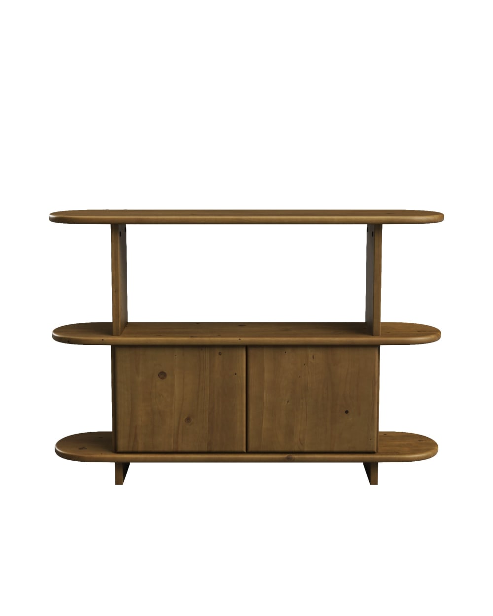 buffet en sapin marron