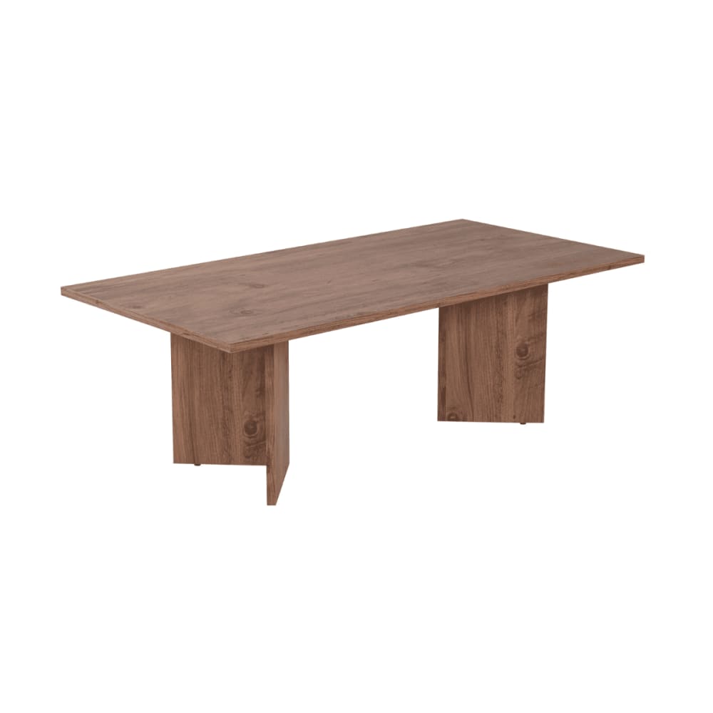 Table basse avec plateau rectangulaire L119 cm - Effet Pin Atlantique