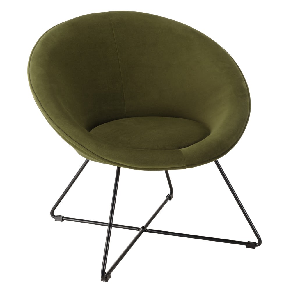 fauteuil tissu velours